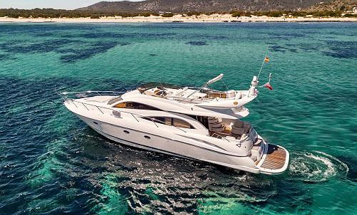 SUNSEEKER MANHATTAN 56 di Lizard Boats a Ibiza